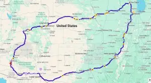 Grandpa Grumpy is taking a road trip from sunny, sweltering Arizona to his home state of Wisconsin.